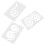 3Pièces Ensemble Gabarits Couture Transparent Pour Patchwork 10