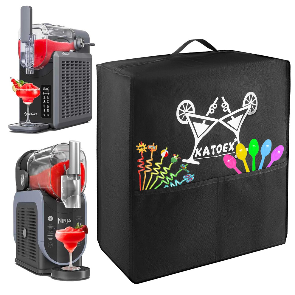 Waterproof Heavyduty Nylon Slushie Machine Cover For Ninja Fs301 Fs300 With Side Pockets 9044945413649
