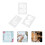 3Pièces Ensemble Gabarits Couture Transparent Pour Patchwork 11