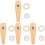 4Ensembles Kazoos Bois Instrument Simple Pour Âges 4