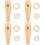 4Ensembles Kazoos Bois Instrument Simple Pour Âges 6