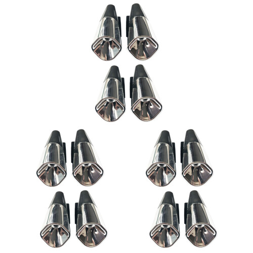 12Pièces Sifflet Cerfs Argent Facile Nettoyage 1
