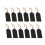 40Pcs Wooden Blackboard Message Board Hanging Ornament Double Side 8