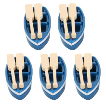 15Sets Miniatuur Roeiboot Resin Poppenhuisdecoratie Accessoires