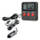 3Pièces Thermomètres Digital Noir Température Humidité 1