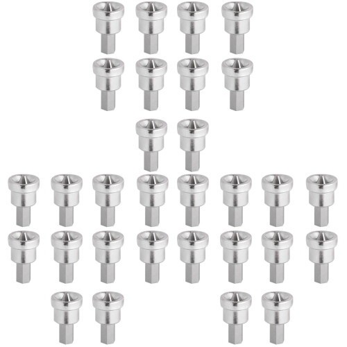 30Pièces Embouts Tournevis Ph2 Argent Avec Butée Plaques 1