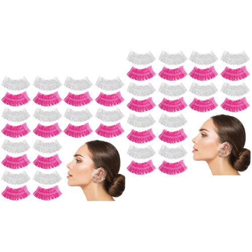 400Pièces -Oreilles Jetables Résistants Pour Douche Et 2