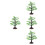 4Pcs Miniature Trees for Home Landscape Model 6