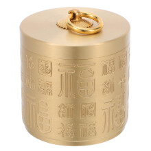 5Pcs Golden Brass Ashtrays Compact Round Ash Holder for Indoor Outdoor