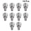 30Pièces Embouts Tournevis Ph2 Argent Avec Butée Plaques 8