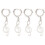 2Paires Boucles D'oreilles Pendantes Argent Décoration 4