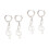 2Paires Boucles D'oreilles Pendantes Argent Décoration 6