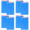 96Pièces Crayons Cire Bleus Avec Taille-Crayon Pour Dessin Marquage 7