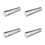 4Pièces Boîte Barbecue Résistant Température Argent 2