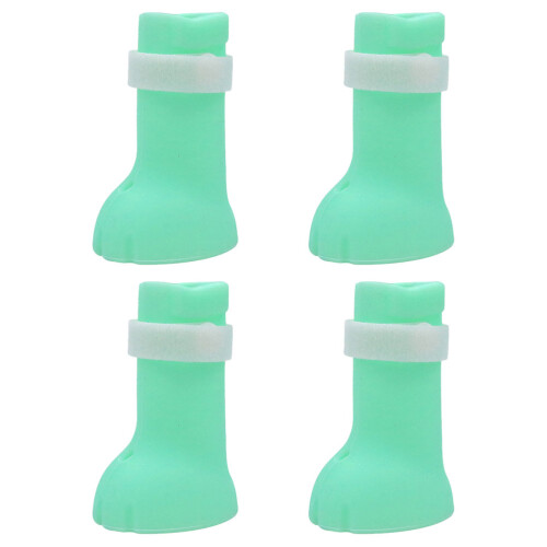 4Pièces Chaussures Chats Silicone Bottines Protège