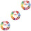 3Ensembles Ensemble Fils Broderie DIY Polyester Aiguilles Multicouleurs 5