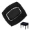 2Pièces Protection Housse Banc De Piano Élastique Couleur Unie Noire 11