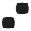 2Pièces Protection Housse Banc De Piano Élastique Couleur Unie Noire 6