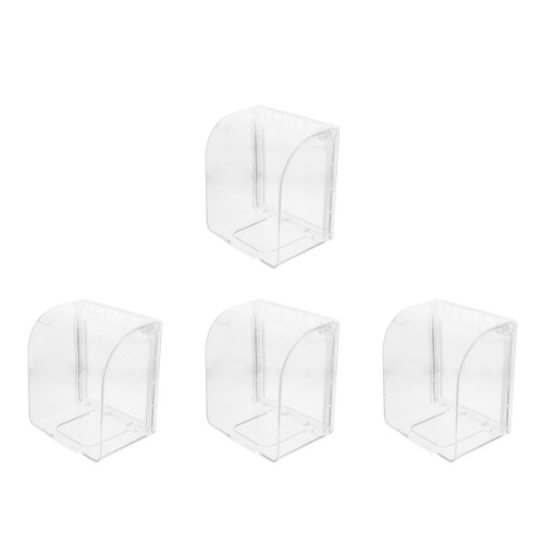 4Pièces Cache Prise Électrique Transparent Résistant Usage Intérieur 2