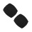 2Pièces Protection Housse Banc De Piano Élastique Couleur Unie Noire 7