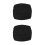 2Pièces Protection Housse Banc De Piano Élastique Couleur Unie Noire 5