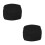 2Pièces Protection Housse Banc De Piano Élastique Couleur Unie Noire 8