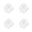 4Pièces Cache Prise Électrique Transparent Résistant Usage Intérieur 7
