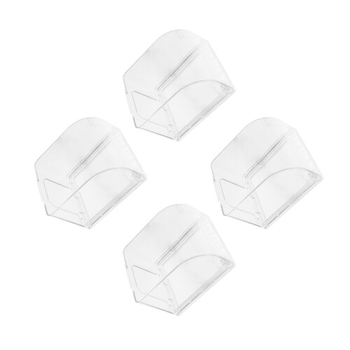 4Pièces Cache Prise Électrique Transparent Résistant Usage Intérieur 1