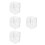 4Pièces Cache Prise Électrique Transparent Résistant Usage Intérieur 6