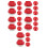 25Pcs Child-Friendly Red Mini Curling Balls Plastic Indoor Game 4