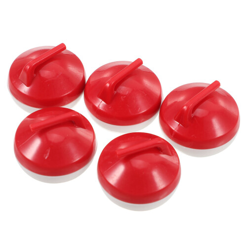 25Pcs Child-Friendly Red Mini Curling Balls Plastic Indoor Game 2
