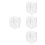 4Pièces Cache Prise Électrique Transparent Résistant Usage Intérieur 5