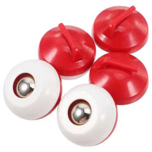 25Pcs Child-Friendly Red Mini Curling Balls Plastic Indoor Game 1