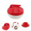 25Pcs Child-Friendly Red Mini Curling Balls Plastic Indoor Game 11