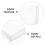 2Pcs Clear Acrylic Wall Magazine Rack Document and Mail Holder 8