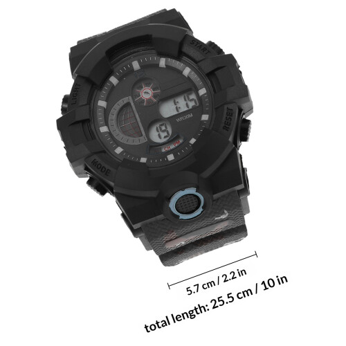 1 Pc Luminous Waterproof Wrist Watch For Exercising 1