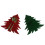 2 Pieces Cutlery Set Silverware Holder For Table Xmas Tree Holders 9