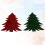 2 Pieces Cutlery Set Silverware Holder For Table Xmas Tree Holders 5