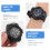1 Pc Luminous Waterproof Wrist Watch For Exercising 9