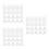 30Ensembles Accessoires Meubles Transparent Clous Décoratifs 6