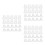 30Ensembles Accessoires Meubles Transparent Clous Décoratifs 8