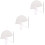 6 Sets Silicone Hair Highlights Needle Reusable Coloring Hat 6
