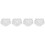 4Pcs White Plush Bear Doll Underpants Cloth Reusable Accessories 6