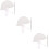 6 Sets Silicone Hair Highlights Needle Reusable Coloring Hat 10