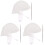 6 Sets Silicone Hair Highlights Needle Reusable Coloring Hat 3