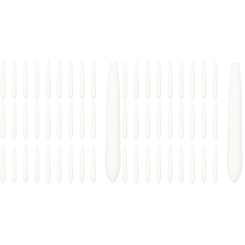 50Pcs White Paint Pen Nibs Refillable Replacement Tips for School Use 1