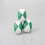 3Pcs Pu Juggling Balls Fine Stitching Kids Interactive Green White 4