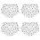 4Pcs White Plush Bear Doll Underpants Cloth Reusable Accessories 7