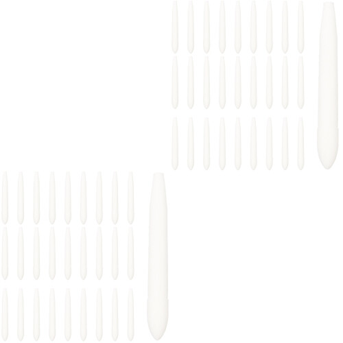 50Pcs White Paint Pen Nibs Refillable Replacement Tips for School Use 2