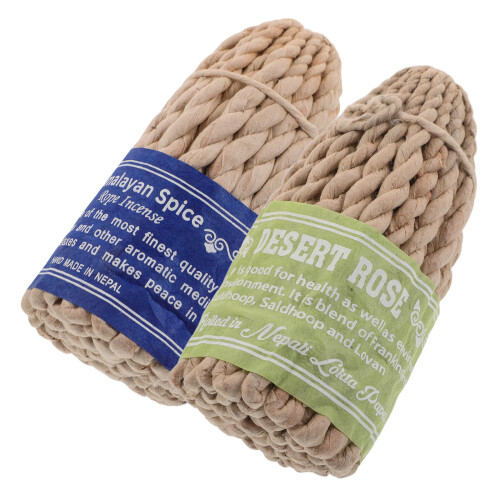 10Stk Nepal Seil-Räucherstäbchen Beige Für